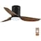 Ipower Ceiling Fan, 44 Inch, Wood Colorï¼Œ3 Blades HIFANXCEIL44WOOD - alternate 1